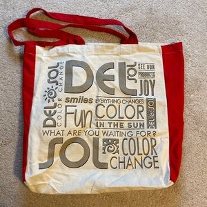 Del Sol Color Changing Canvas Tote